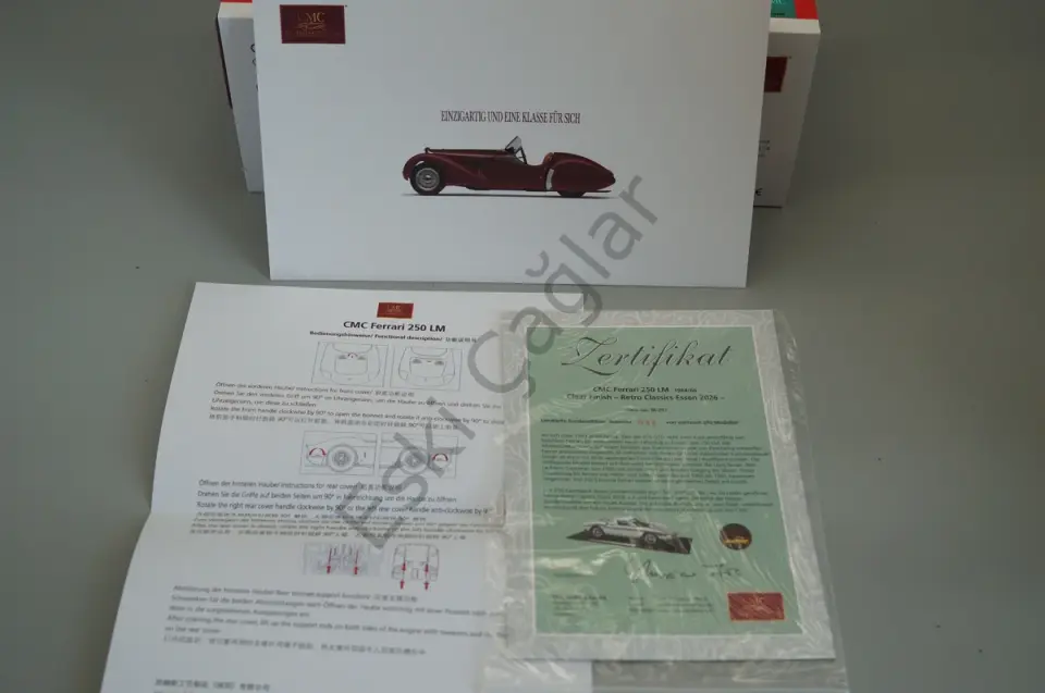 CMC 1964 Ferrari 250 LM Special Edition Retro Classics Clear Finish