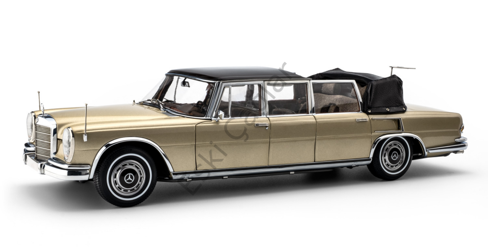 1:18 CMC 1965 Mercedes-Benz 600 Pullman W100 Landaulet Beige