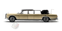 1:18 CMC 1965 Mercedes-Benz 600 Pullman W100 Landaulet Beige