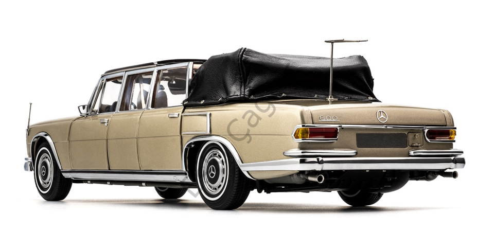 1:18 CMC 1965 Mercedes-Benz 600 Pullman W100 Landaulet Beige