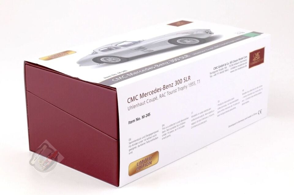 1:18 CMC Mercedes-Benz 300 SLR Uhlenhaut 1955 T1 Tourist Trophy