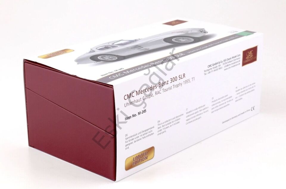 1:18 CMC Mercedes-Benz 300 SLR Uhlenhaut 1955 T1 Tourist Trophy