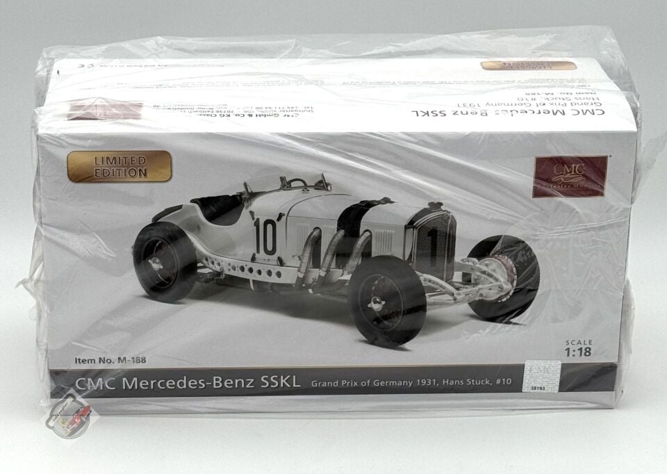 1:18 CMC Mercedes-Benz SSKL Grand Prix of Germany Stuck #10 Limited Edition