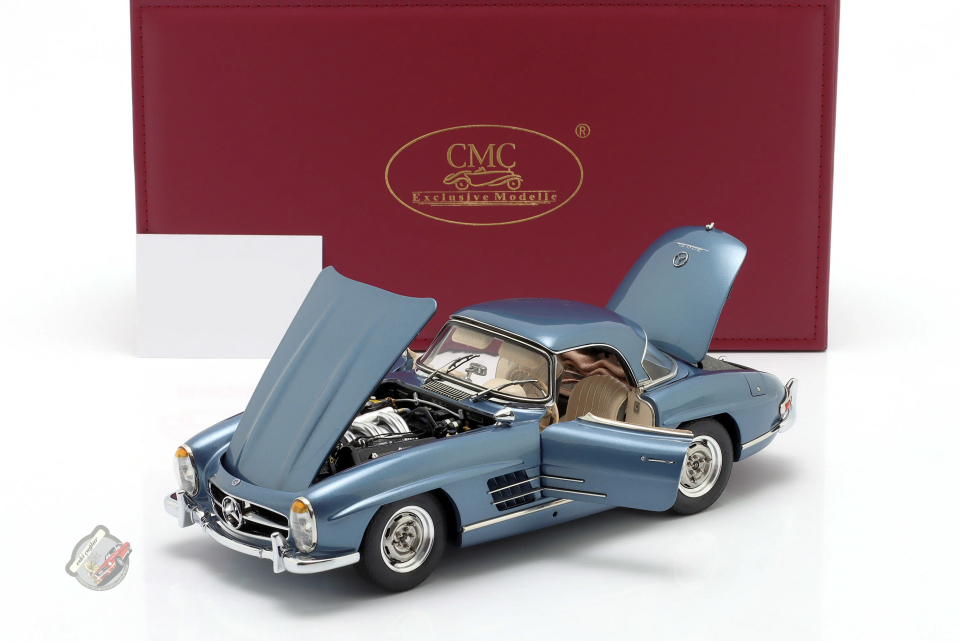 1:18 CMC Mercedes-Benz 300 SL W198 Hardtop Blue