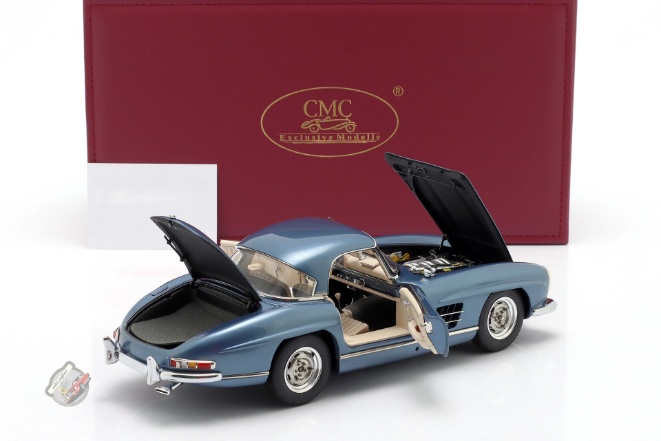 1:18 CMC Mercedes-Benz 300 SL W198 Hardtop Blue