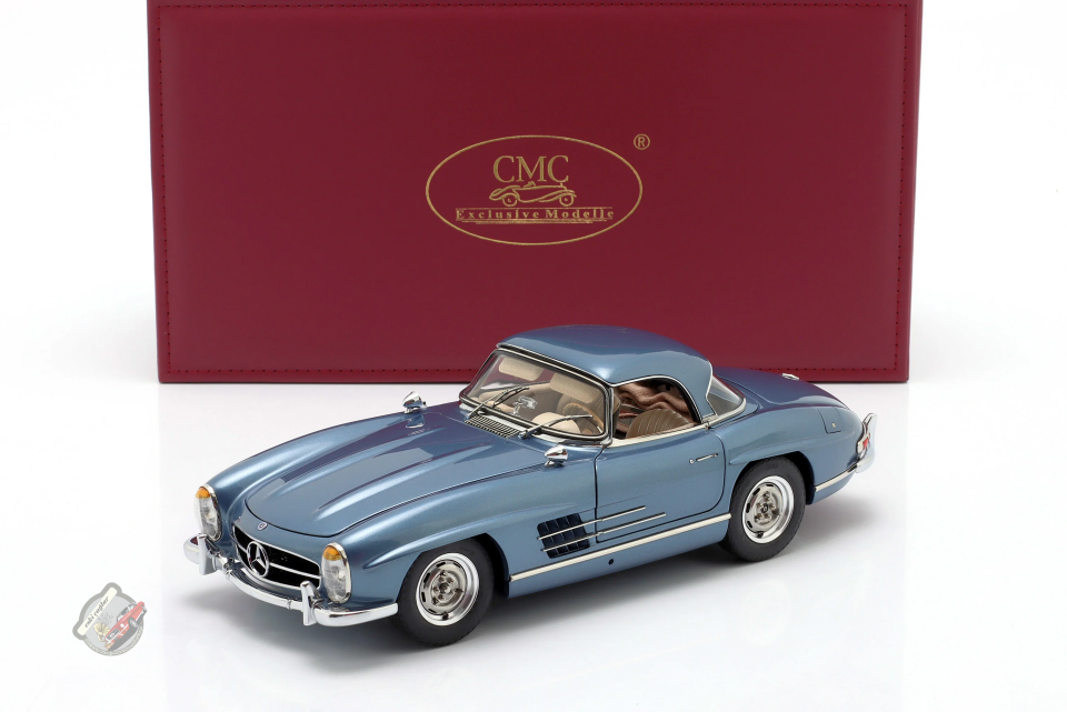 1:18 CMC Mercedes-Benz 300 SL W198 Hardtop Blue