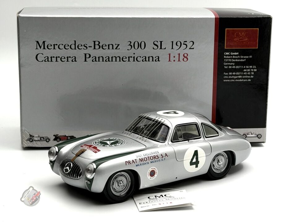 1:18 CMC Mercedes-Benz 300 SL Carrera Panamericana Green
