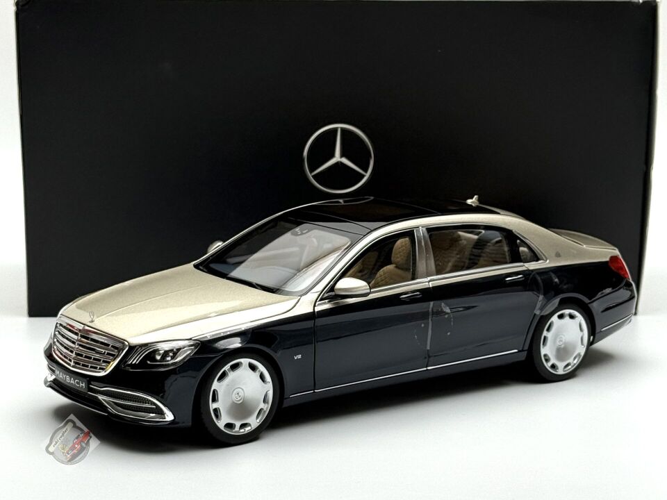 1:18 Norev Mercedes Benz Maybach S Class S650 X222 Silver Blue