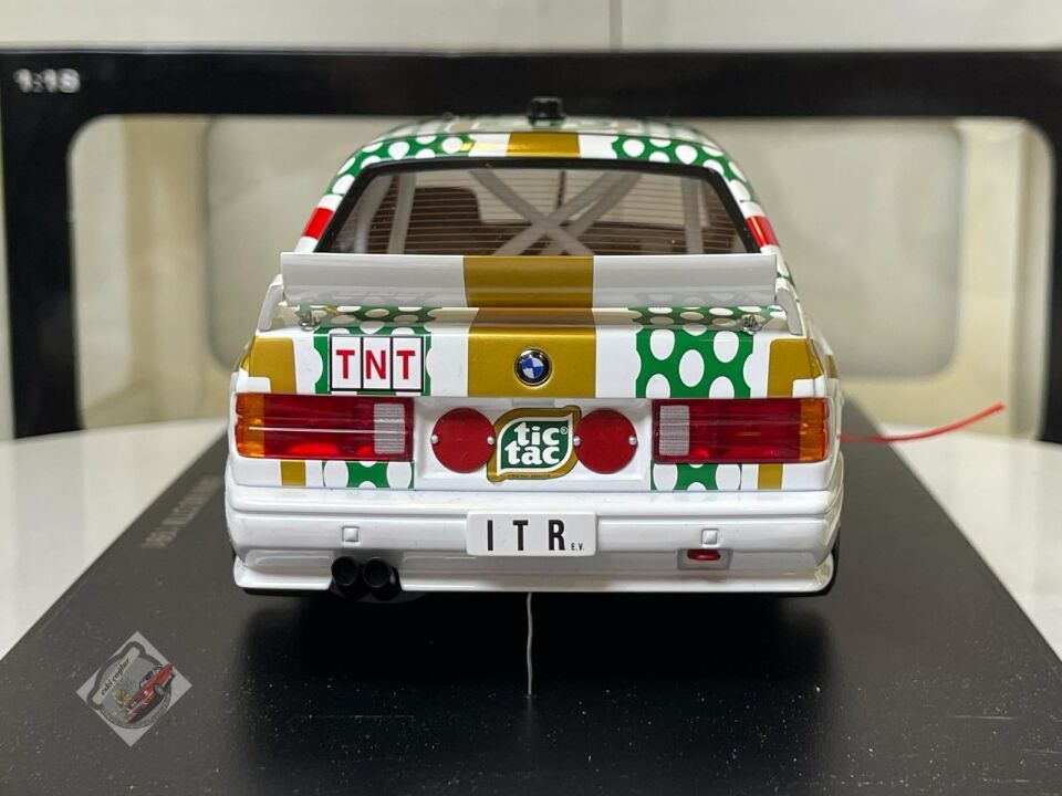 1:18 Autoart BMW 3 Series M3 E30 Tic-Tac N 43 DTM 1991 Berg
