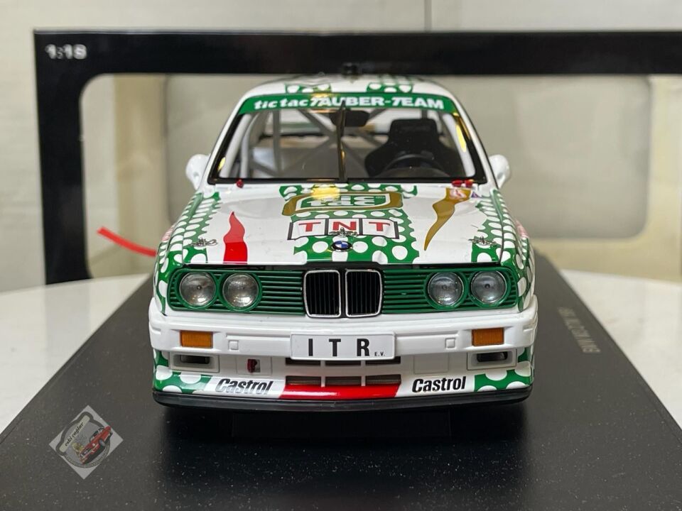 1:18 Autoart BMW 3 Series M3 E30 Tic-Tac N 43 DTM 1991 Berg
