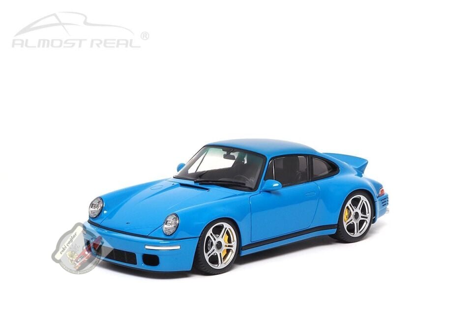 1:18 Almost Real Porche 911 (964) Ruf Scr Coupe 2018 Maxico Blue