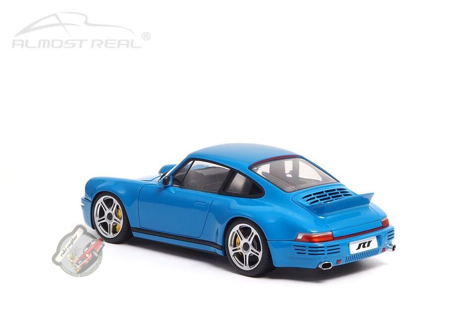 1:18 Almost Real Porche 911 (964) Ruf Scr Coupe 2018 Maxico Blue