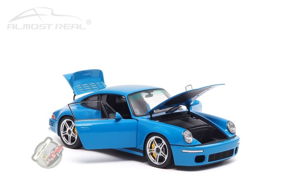 1:18 Almost Real Porche 911 (964) Ruf Scr Coupe 2018 Maxico Blue