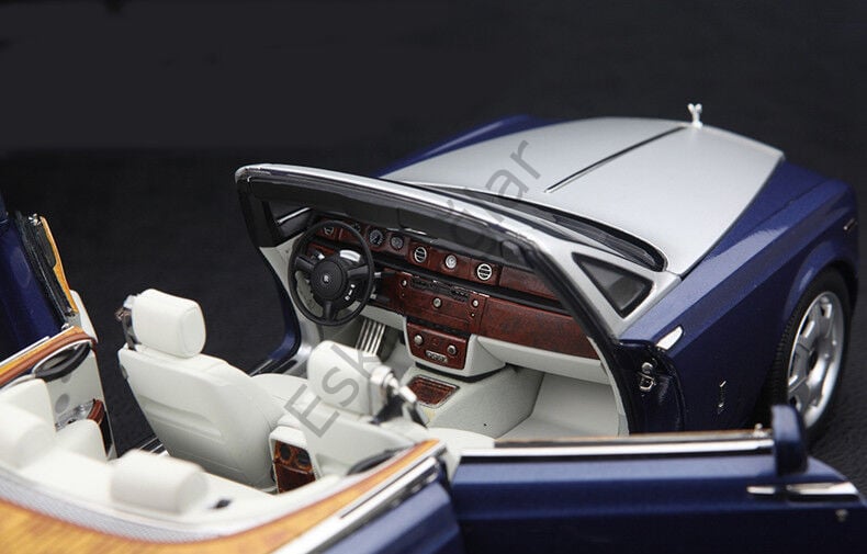 1:18 Kyosho Rolls Royce Phantom Drophead Coupe Metropolitan Blue