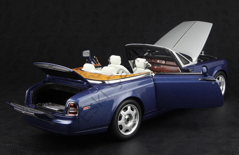 1:18 Kyosho Rolls Royce Phantom Drophead Coupe Metropolitan Blue