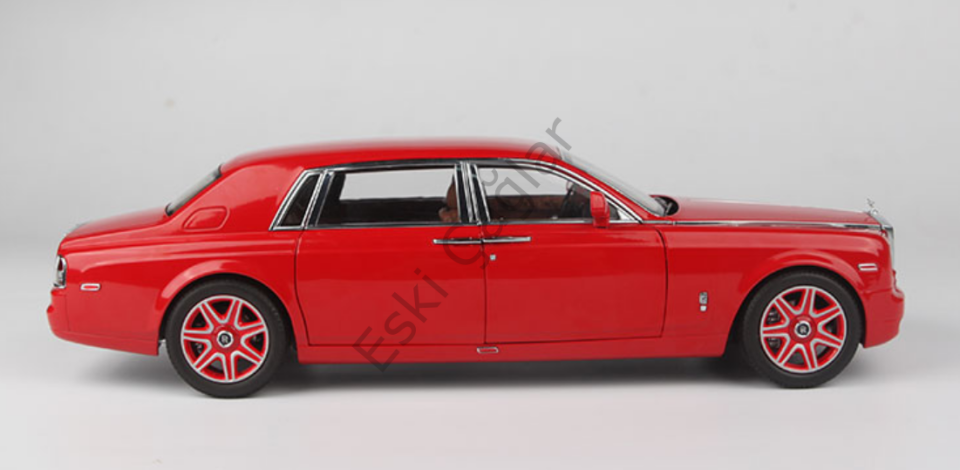 1:18 Kyosho Rolls-Royce Phantom EWB Extended Wheelbase (Light Red)