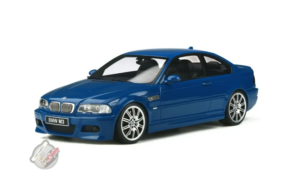 1:18 Otto Model BMW E46 M3 V2 (Laguna Seca Blue) Resin Car Model Recine