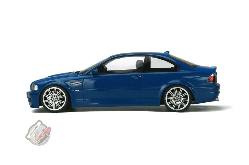1:18 Otto Model BMW E46 M3 V2 (Laguna Seca Blue) Resin Car Model Recine