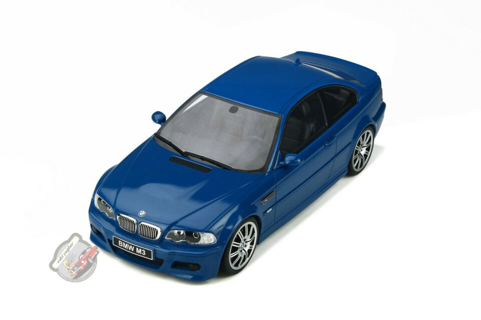1:18 Otto Model BMW E46 M3 V2 (Laguna Seca Blue) Resin Car Model Recine