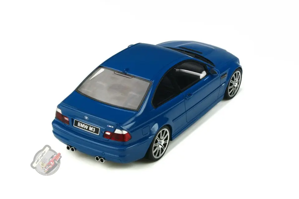 1:18 Otto Model BMW E46 M3 V2 (Laguna Seca Blue) Resin Car Model Recine