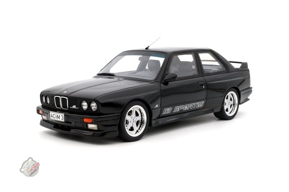 1:18 Otto Model 985 BMW E30 AC Schnitzer ACS3 Sport 2.5 Black Recine