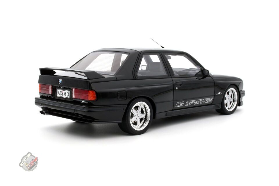 1:18 Otto Model 985 BMW E30 AC Schnitzer ACS3 Sport 2.5 Black Recine