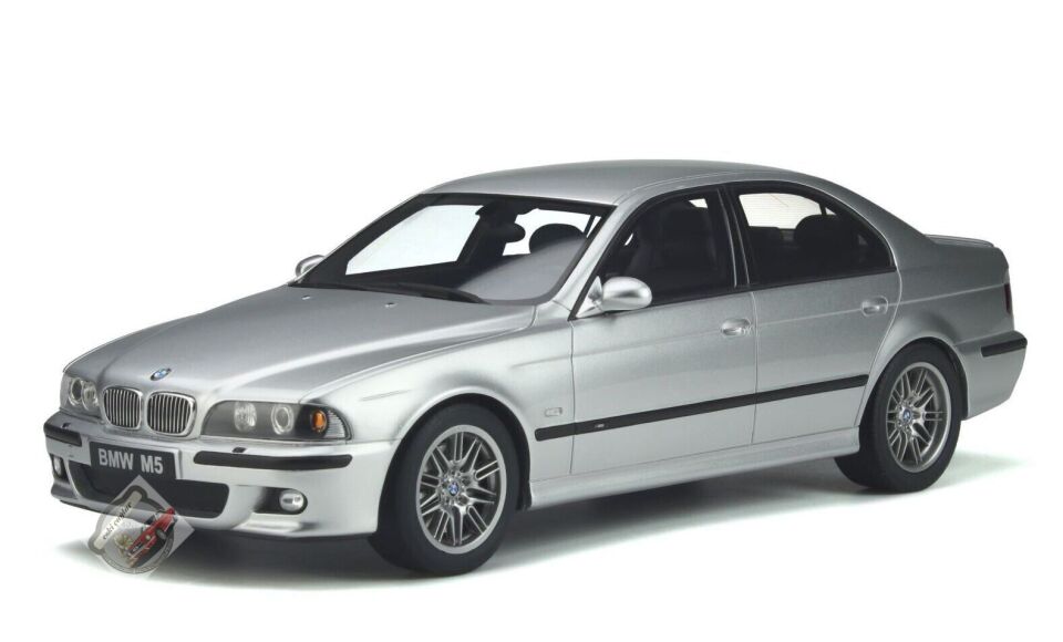 1:18 Otto Model BMW 5 Series M5 (E39) Titanium Silver Wheels Recine