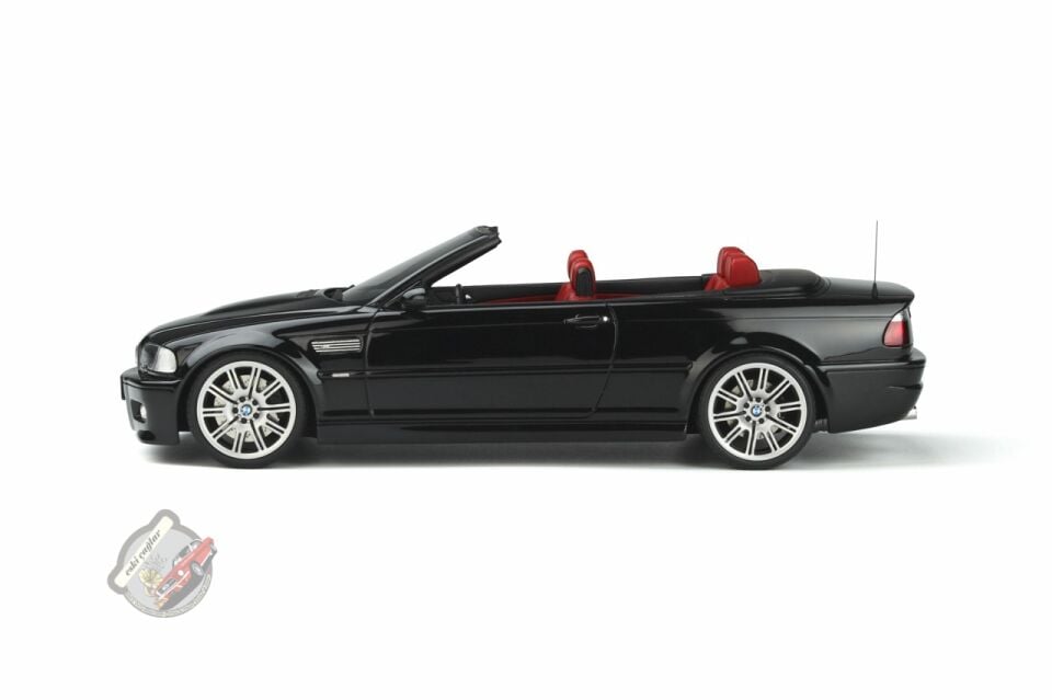 1:18 Otto Model BMW E46 M3 Convertible Jet Black (2004) Recine