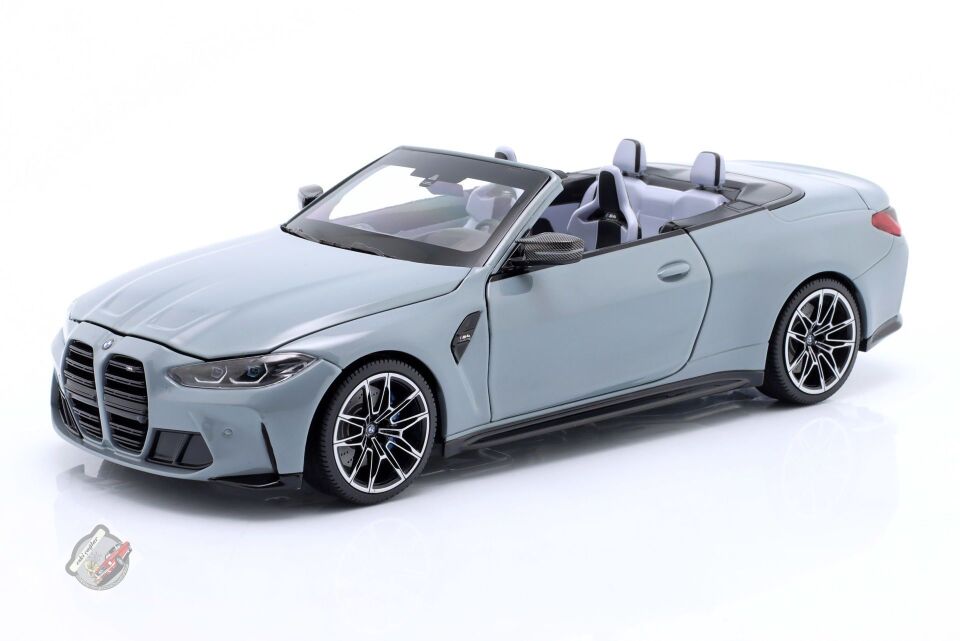 1:18 Minichamps BMW 4 Series M4 (G83) Cabriolet 2020 Nardo Grey