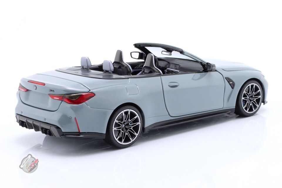 1:18 Minichamps BMW 4 Series M4 (G83) Cabriolet 2020 Nardo Grey