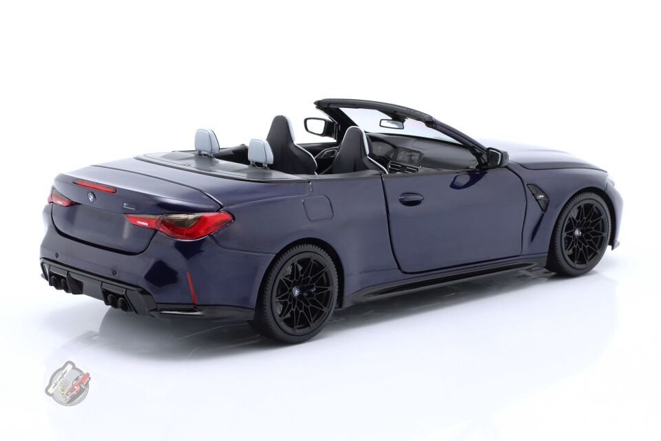 1:18 Minichamps BMW 4 Series M4 (G83) Cabriolet 2020 Blue Recine