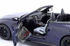 1:18 Minichamps BMW 4 Series M4 (G83) Cabriolet 2020 Blue Recine