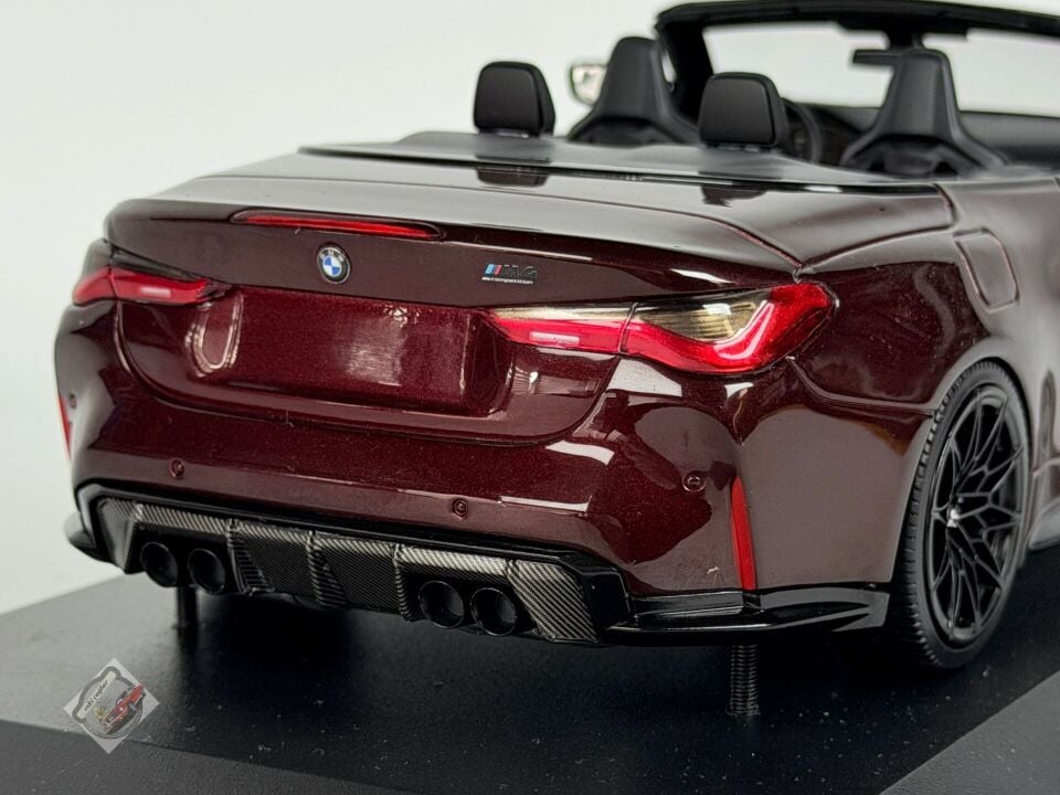 1:!8 Minichamps BMW M4 Cabriolet 2020 Dark Red