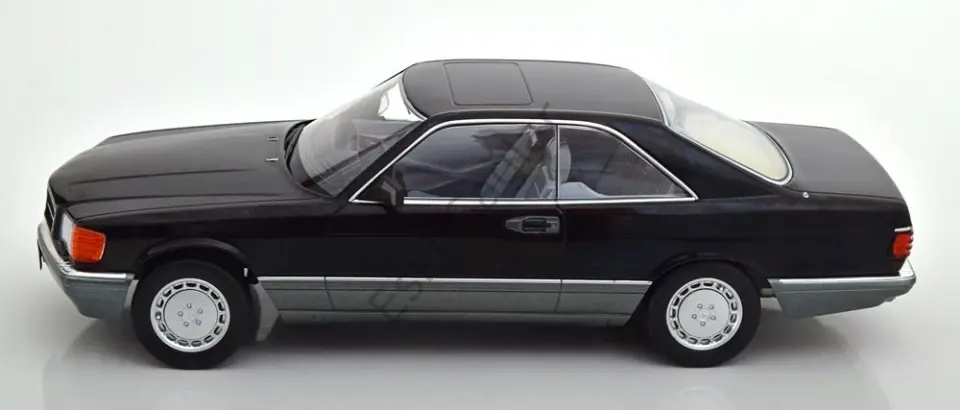 1:18 Kkscale Mercedes Benz 500 SEC C126 1985 Black
