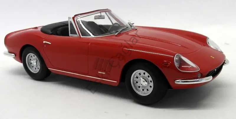 1:18 Kkscale Ferrari 275 GTB/C Nart Speyder 1967 Kırmızı Recine