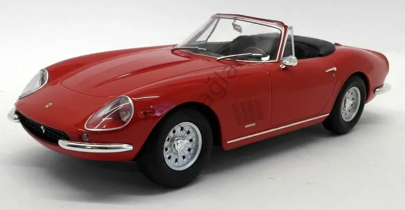 1:18 Kkscale Ferrari 275 GTB/C Nart Speyder 1967 Kırmızı Recine