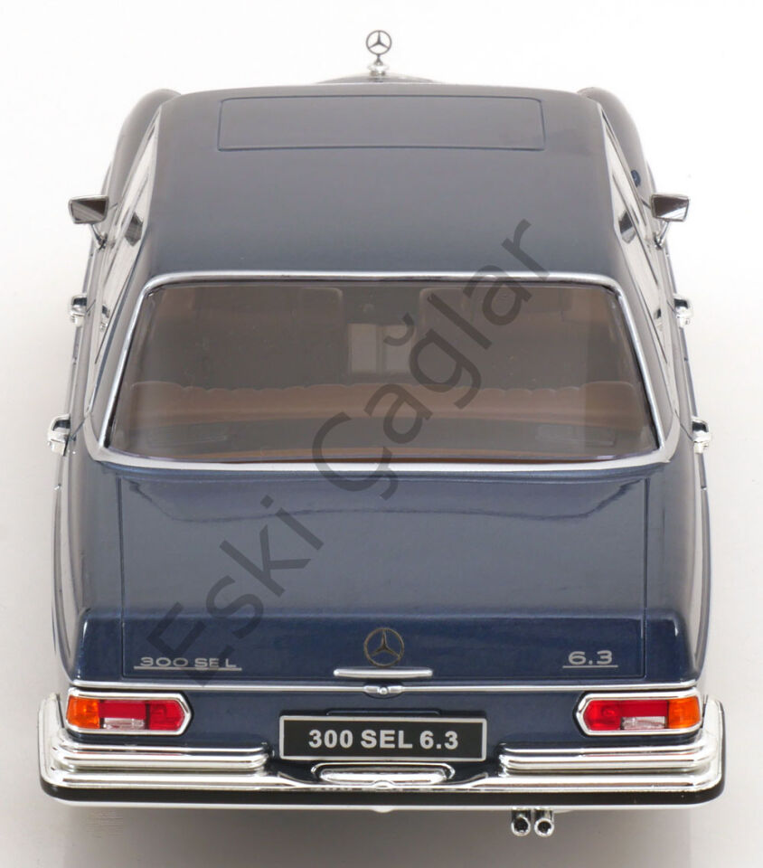1:18 Kkscale Mercedes Benz 300SEL 6.3 W109 1967 Blue Recine