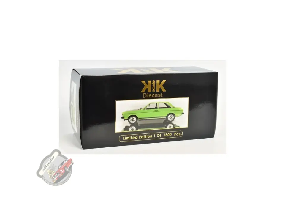 1:18 Kkscale Audi 80 GTE Coupe 1974 Green Recine