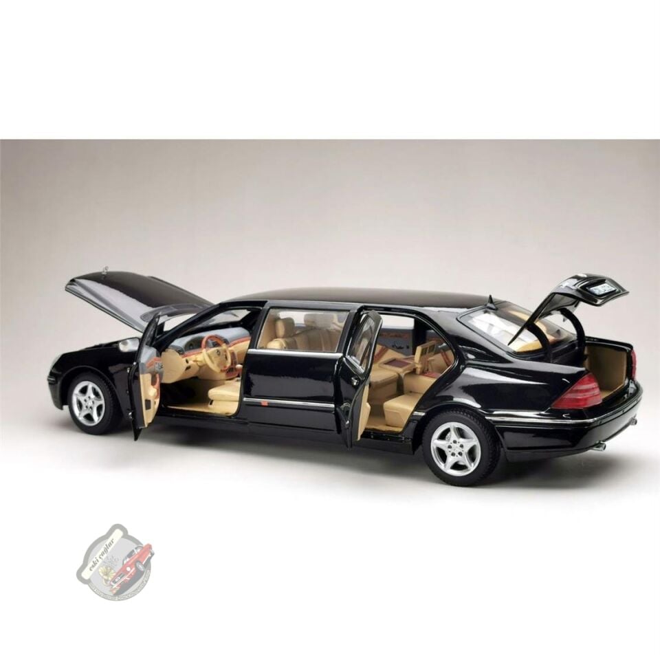 1:18 SunStar Mercedes Benz S Klass S600 Pullman Black