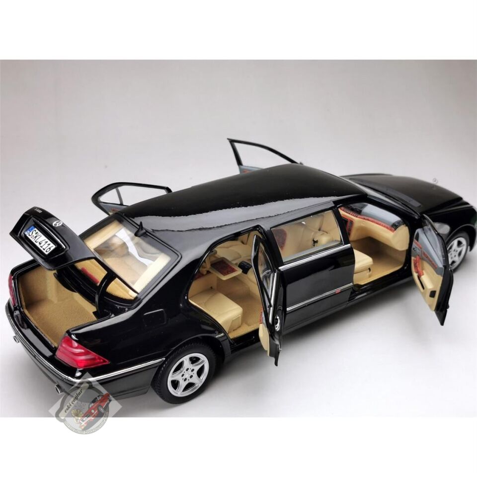 1:18 SunStar Mercedes Benz S Klass S600 Pullman Black