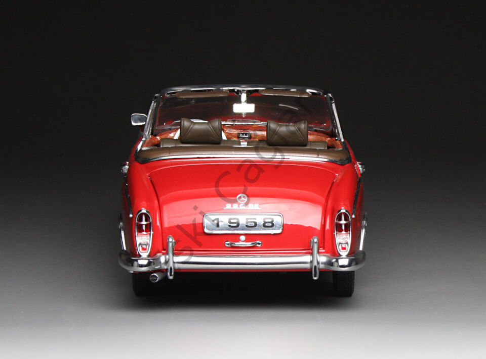 1:18 SunStar Mercedes Benz 1960  220 SE 220SE Cabriolet Red