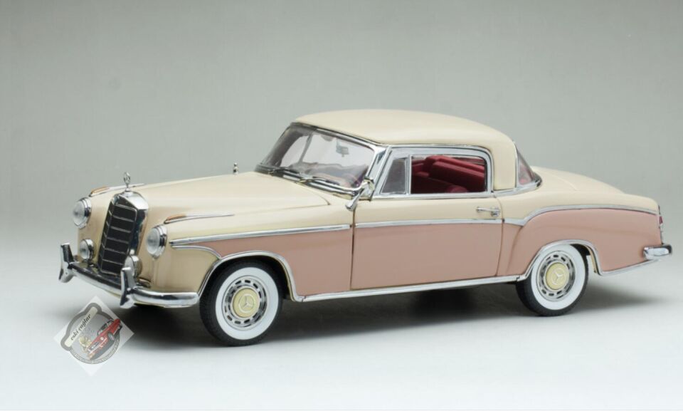 1:18 SunStar Merc edes Benz 220 SE 1958 Pink-Beige
