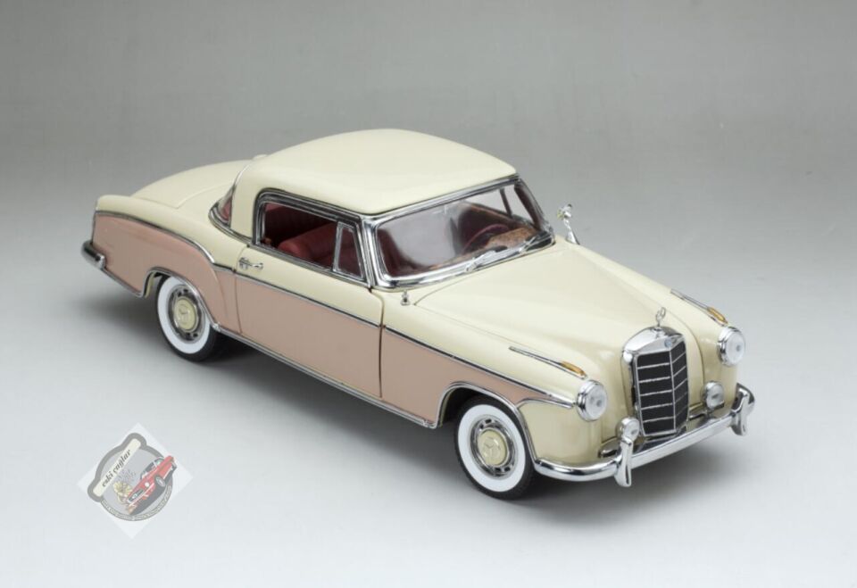 1:18 SunStar Merc edes Benz 220 SE 1958 Pink-Beige
