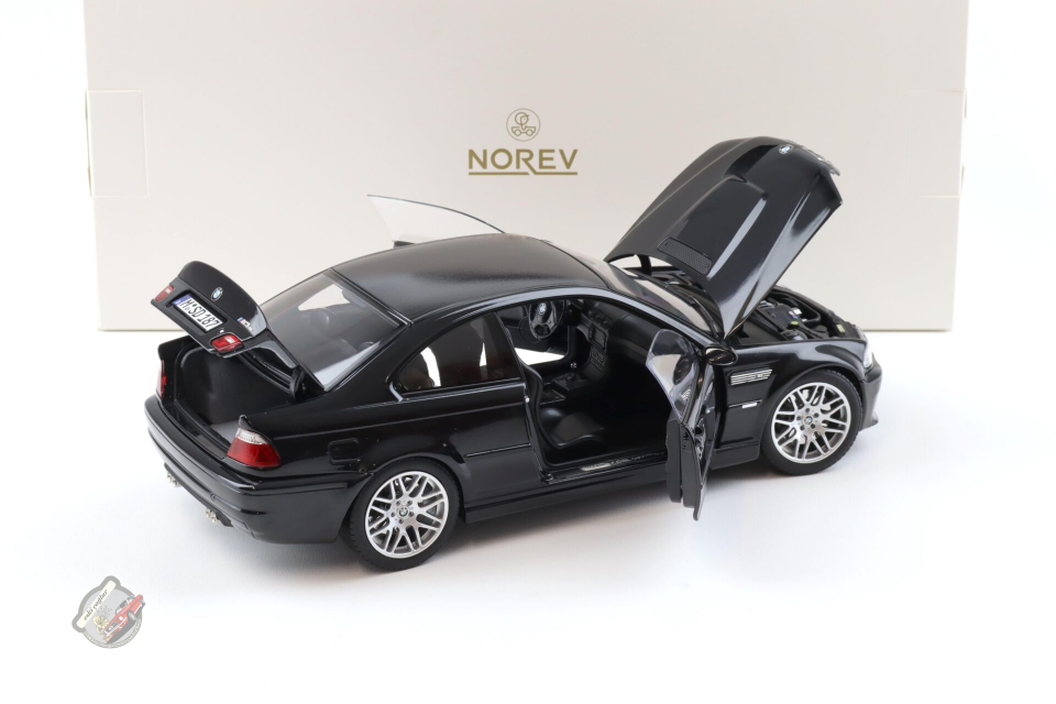 1:18 Norev BMW M3 CSL E46 Coupe 2000 Saphire Black