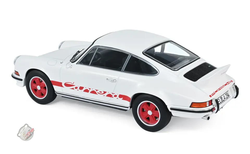 1:18 Porsche 911 RS 1973 White Red Deco Recine