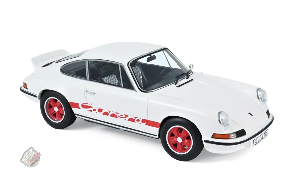 1:18 Porsche 911 RS 1973 White Red Deco Recine