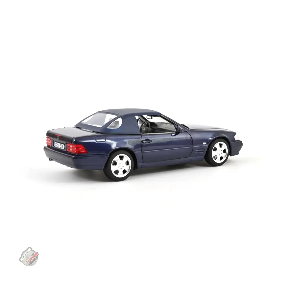 1:18 Norev Mercedes-Benz SL 500 1999 Dark Blue Metallic