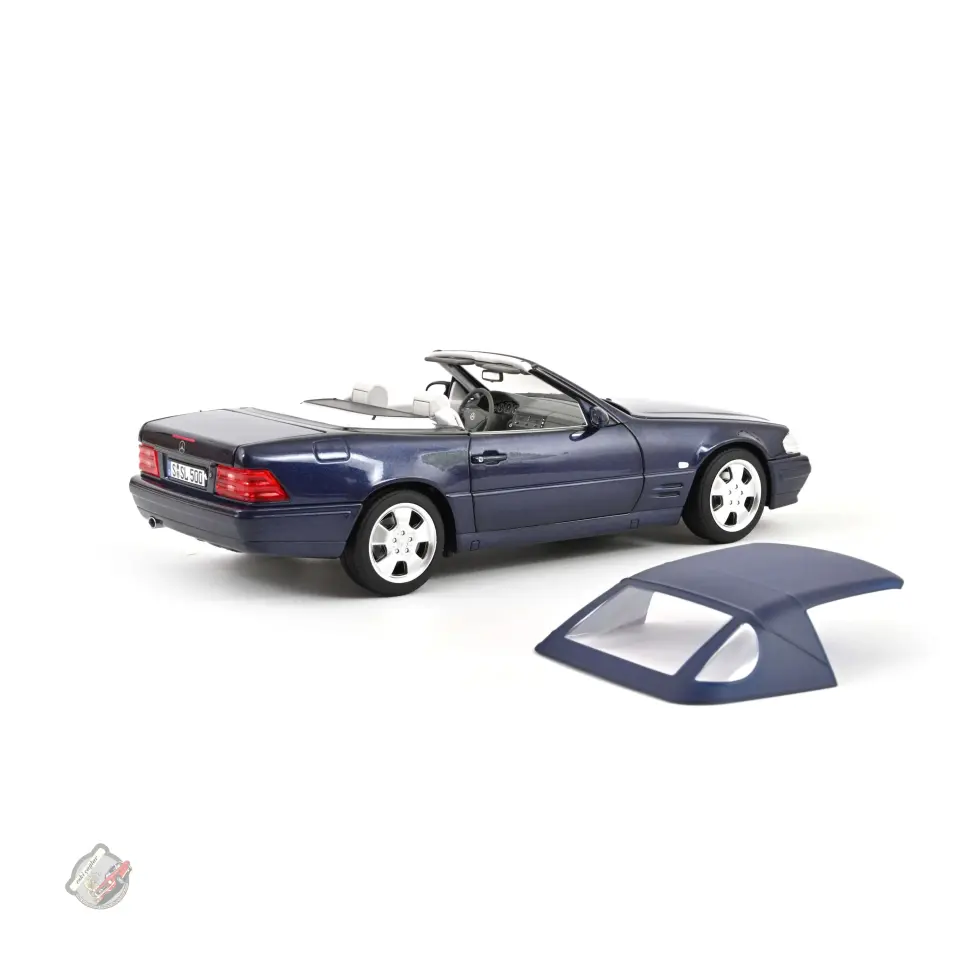 1:18 Norev Mercedes-Benz SL 500 1999 Dark Blue Metallic