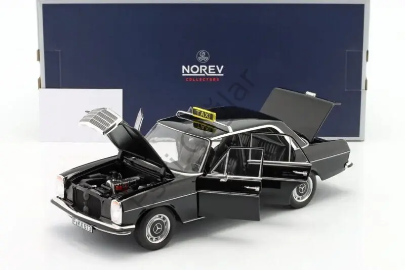 1:18 Norev Mercedes-Benz 200 1968 Taxi Black