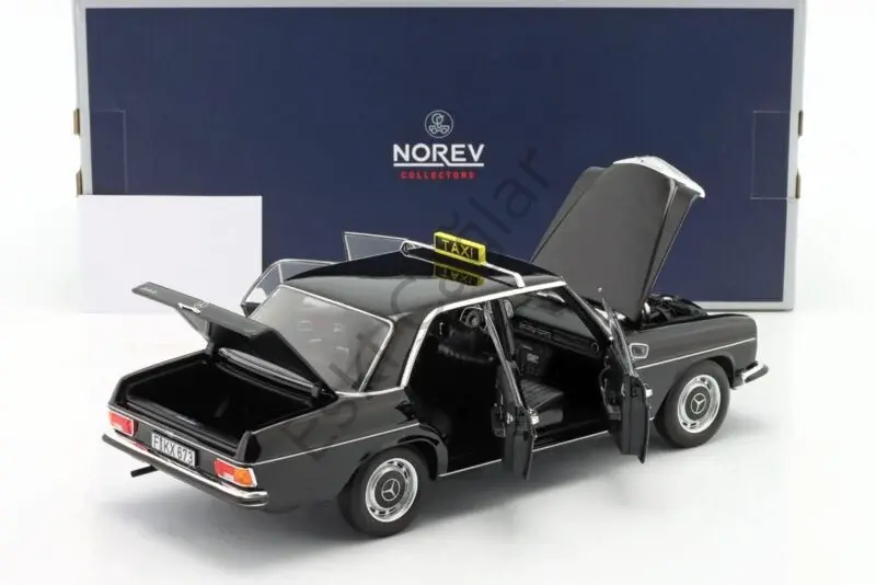 1:18 Norev Mercedes-Benz 200 1968 Taxi Black
